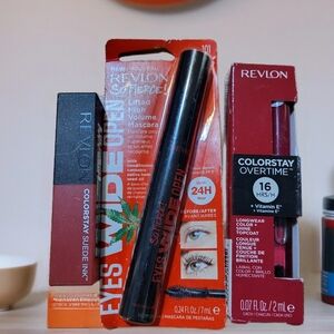 Revlon ColorStay Lipstick and Black Mascara Set